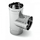 Тройник одностенный дымоходный 90 градусов D-140 мм из нержавеющей стали Прок с доставкой в Ессентуки